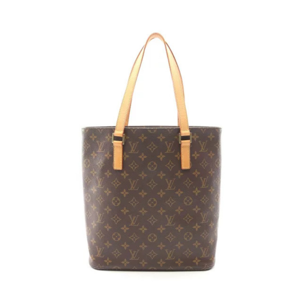 Louis Vuitton Vavin Monogram Tote Bag Canvas Leather Brown